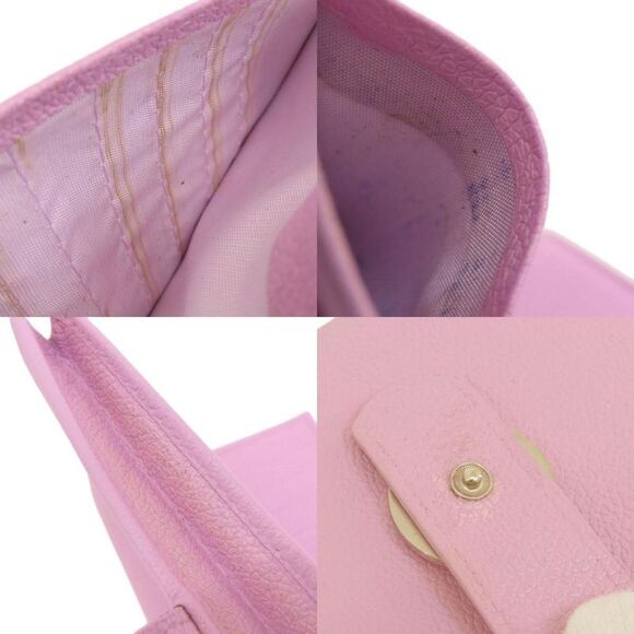 Bulgari Pink Leather Wallet (Pre-Owned) - Picture 9 of 11